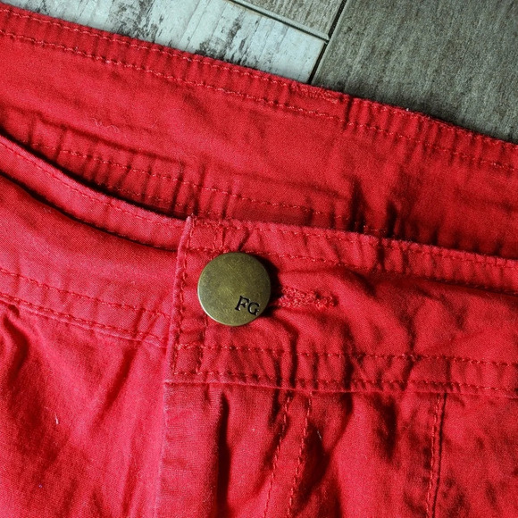 Faded Glory Size 4 Red Women’s Shorts - Picture 4 of 8